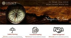 Desktop Screenshot of legacywealthmg.com